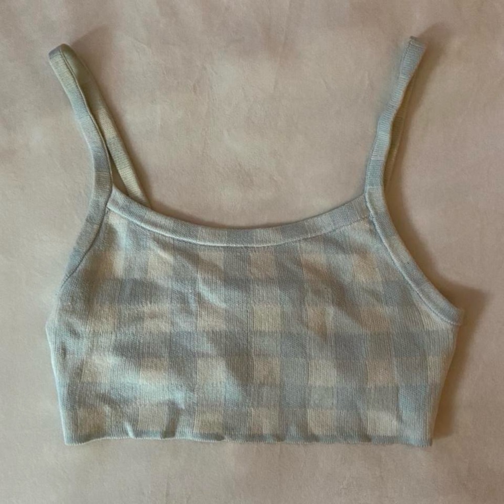 Urban Outfitters Plaid Crop Top